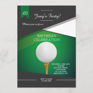 Invitation Golf Green