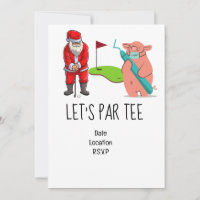 Golf Let’s Par tee Christmas party pour Dentist