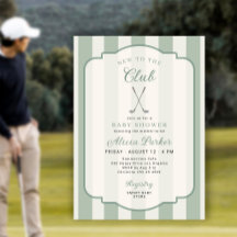 Golf nouveau au club shower bébé genre neutre