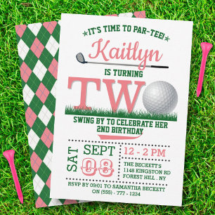Invitation Golf PAR-TEE 2e anniversaire