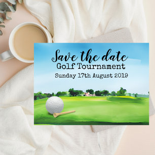 Invitation Golf Sauvez la date Tournoi de golf