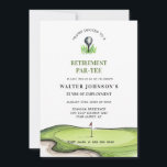 Invitation Golf Themed retirement PAR- TEE<br><div class="desc">Golf invitations to Par-Tee! Every golfer will love this modern golf-themed party invitations.</div>