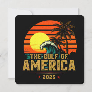 Invitation Golfe des USA Amérique Est 2025 Retro Vintage