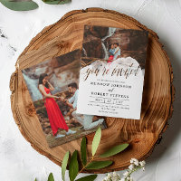 Gossamer Overlay Black Font Photo Mariage informel