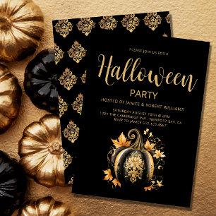 Invitation Gothique de la fête d'Halloween