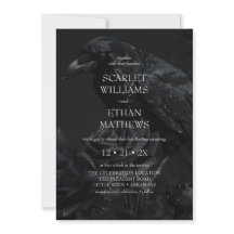 Gothique Elégant Corbeau & Rose Black Handfasting