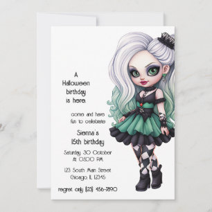 Invitation gothique japonais