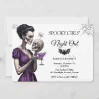 Invitation gothique pour une soirée entre filles H