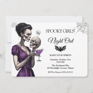 Invitation gothique pour une soirée entre filles H
