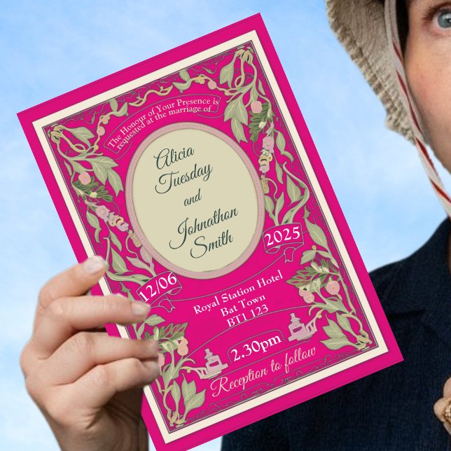 Invitation Gothique romantique, Regencycore, époque de régenc (Créateur téléchargé)