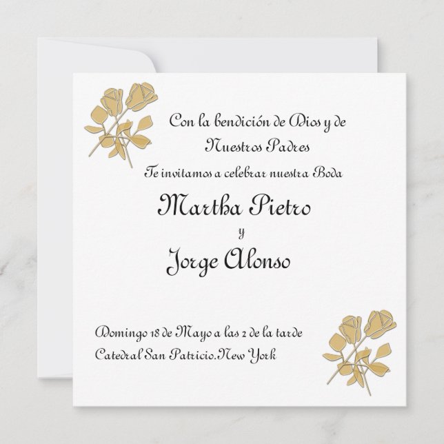 Invitation Grabame como un sello en tu corazon (Devant)