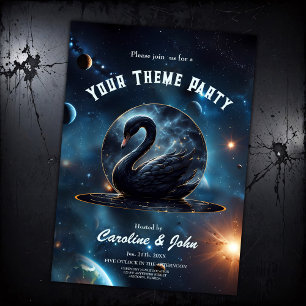 Invitation Grace galactique : Le cygne noir.