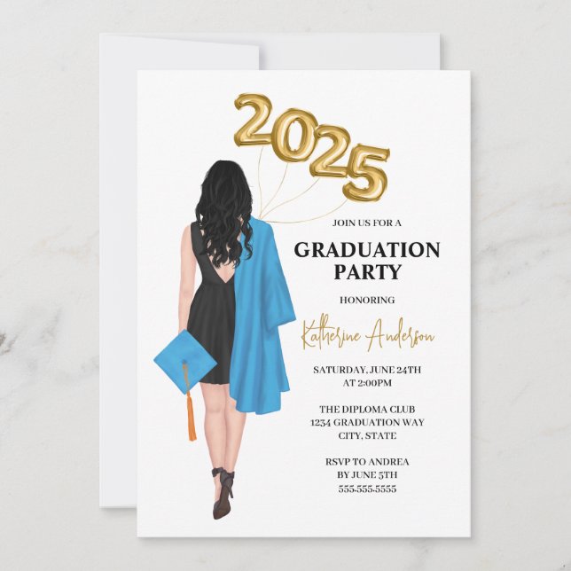 Invitation Grad Class 2024 Graduation Party (Devant)