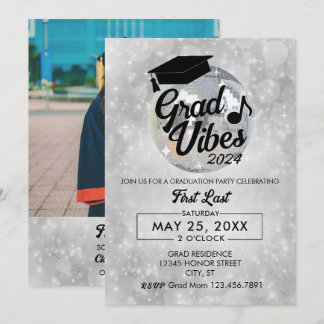 Invitation Grad Vibes Graduation Party