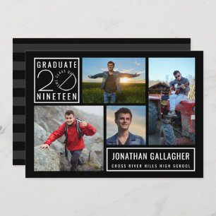 Invitation Graduate Class of 2019 4-Photo Party