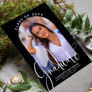 Invitation Graduate Class of 2022 Graduation Arch Photo