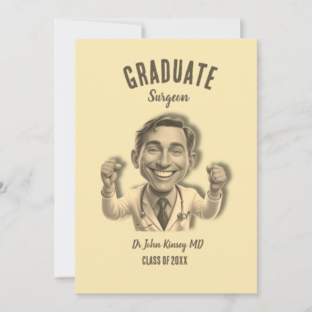 INVITATION GRADUATE SURGERON DOCTOR MD NY UNIVERSITY (Devant)