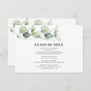 Invitation Graduation 2024 Eucalyptus Grad Party