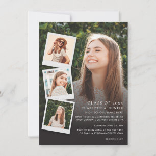 Invitation Graduation 2024 Photo Collage Open House Grad