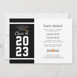 Invitation Graduation 2025 Photo Modern Grad Party