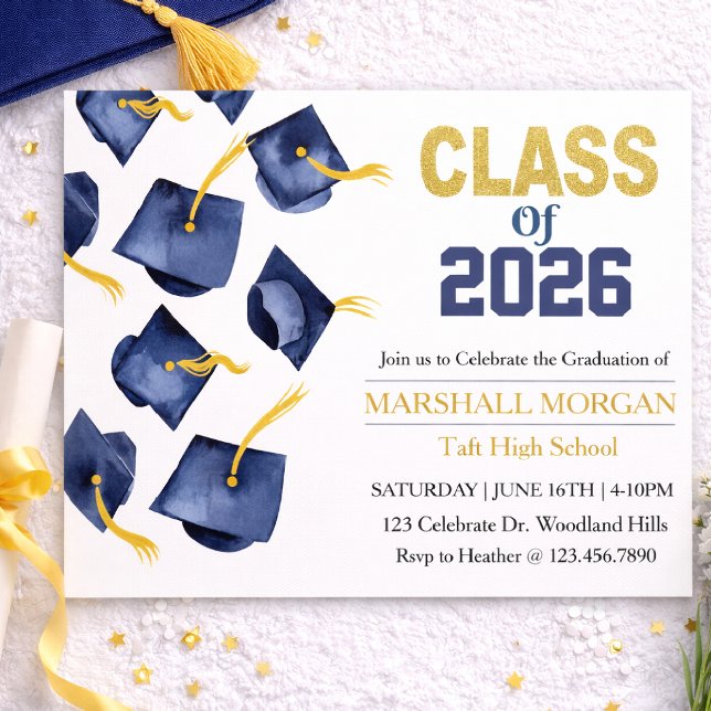 Invitation Graduation Announcement | Grad Party (Créateur téléchargé)