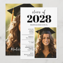 Graduation Black Cap And Tassel Photo Open House 