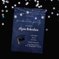 Graduation Casquette Chalkboard Graduation Party B