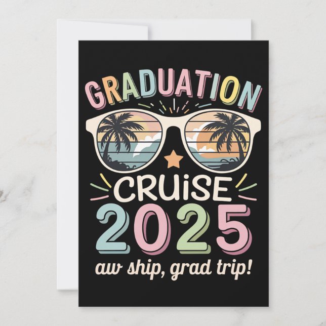 Invitation Graduation Cruise 2025 Graduate Cruising Squad (Devant)
