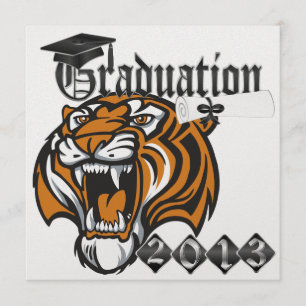 Invitation Graduation de tigre - SRF