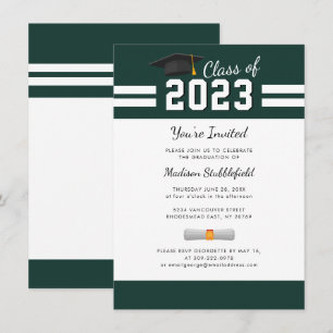 Invitation Graduation Moderne 2025 Grad Party