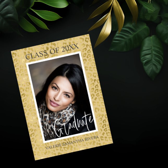 Invitation Graduation moderne personnalisable (Créateur téléchargé)