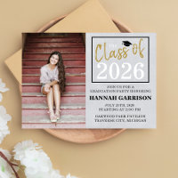 Graduation Party 2025 Open House Photo Gold