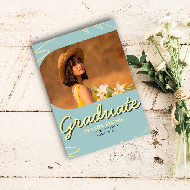 Invitation Graduation Party 2025 Simple Elégant tendance (Créateur téléchargé)