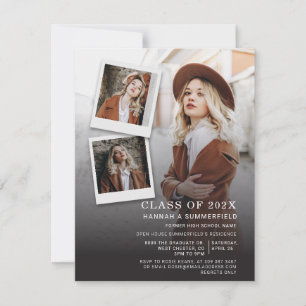 Invitation Graduation Party 4 Photos Open House 2024 Grad