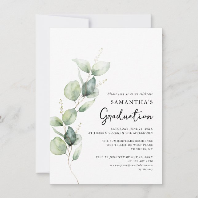 Invitation Graduation Photo Grad 2025 Party (Devant)