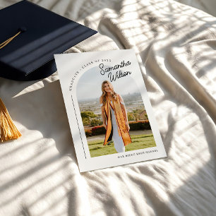 Invitation Graduation photo moderne tendance