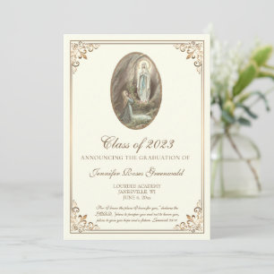 Invitation Graduation St Bernadette & Dame de Lourdes