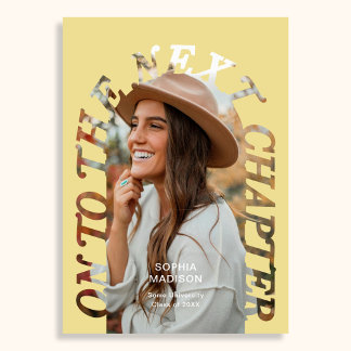 Invitation Graduation To The Next Chapter Arch Photo Citrus