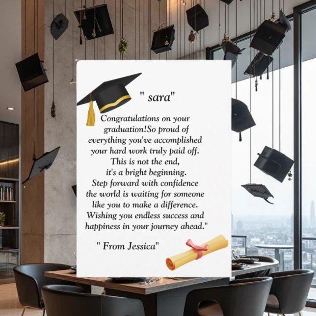 Invitation  Graduation- Universal Design for all ages (Créateur téléchargé)