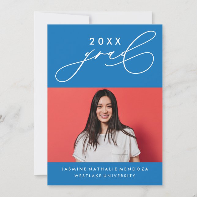 INVITATION GRADUELLE DE CALLIGRAPHIE WHIMSIQUE (Devant)