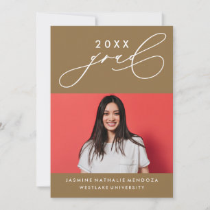 INVITATION GRADUELLE DE CALLIGRAPHIE WHIMSIQUE