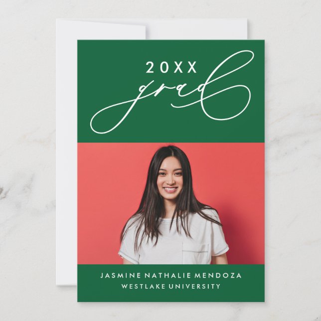 INVITATION GRADUELLE DE CALLIGRAPHIE WHIMSIQUE (Devant)