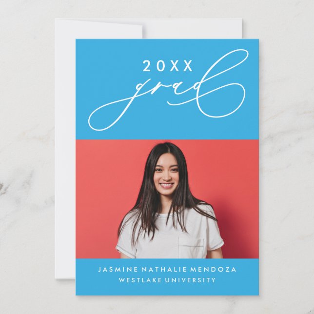 INVITATION GRADUELLE DE CALLIGRAPHIE WHIMSIQUE (Devant)