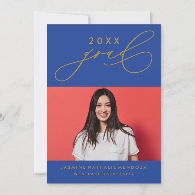 INVITATION GRADUELLE DE CALLIGRAPHIE WHIMSIQUE (Devant)