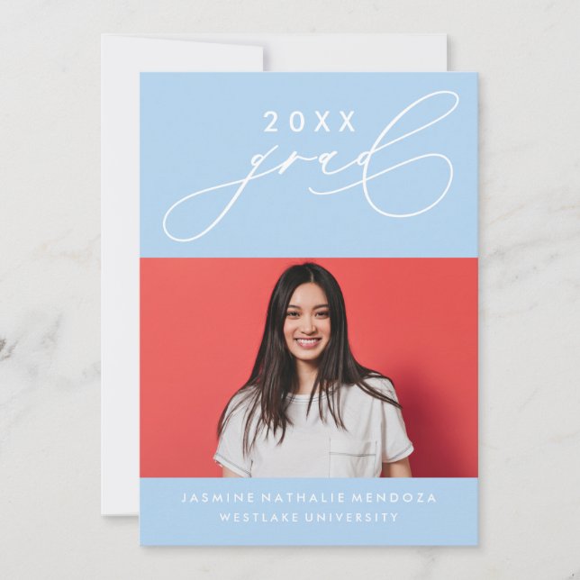 INVITATION GRADUELLE DE CALLIGRAPHIE WHIMSIQUE (Devant)