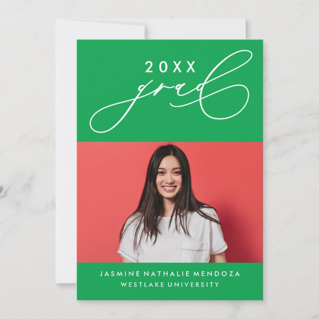 INVITATION GRADUELLE DE CALLIGRAPHIE WHIMSIQUE (Devant)