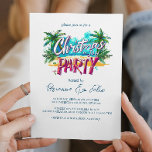 Invitation Graffiti Style Noël à la fête de juillet<br><div class="desc">Apportez l'esprit festif des fêtes à votre panier d'été avec notre invitation à la fête "Noël en juillet", maintenant disponible sur Zazzle! Cette invitation vibrante présente des lettres colorées de style graffiti qui éclatent d'énergie et d'excitation, ce qui en fait le moyen parfait pour donner le ton pour une célébration...</div>