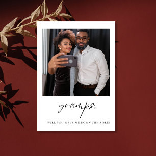 Invitation Gramps Veux-Tu Me Faire Descendre Le Père Aisle