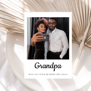 Invitation Gramps Veux-Tu Me Faire Descendre Le Père Aisle