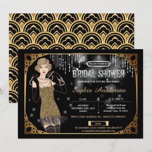 Invitation Grand aileron nuptiale d'invitation de douche de
